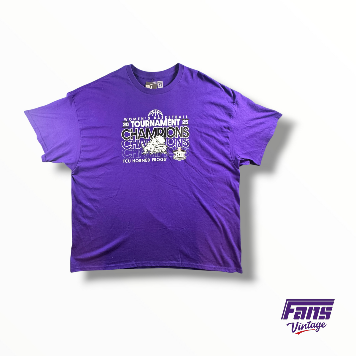 TCU Women’s Basketball 2025 Championship Tee