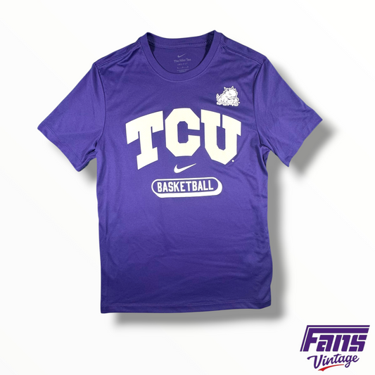 TCU Basketball Team Issued Nike Dri-Fit Tee
