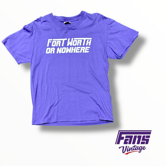 TCU ‘Fort Worth or Nowhere’ Flying T Tribute Shirt￼
