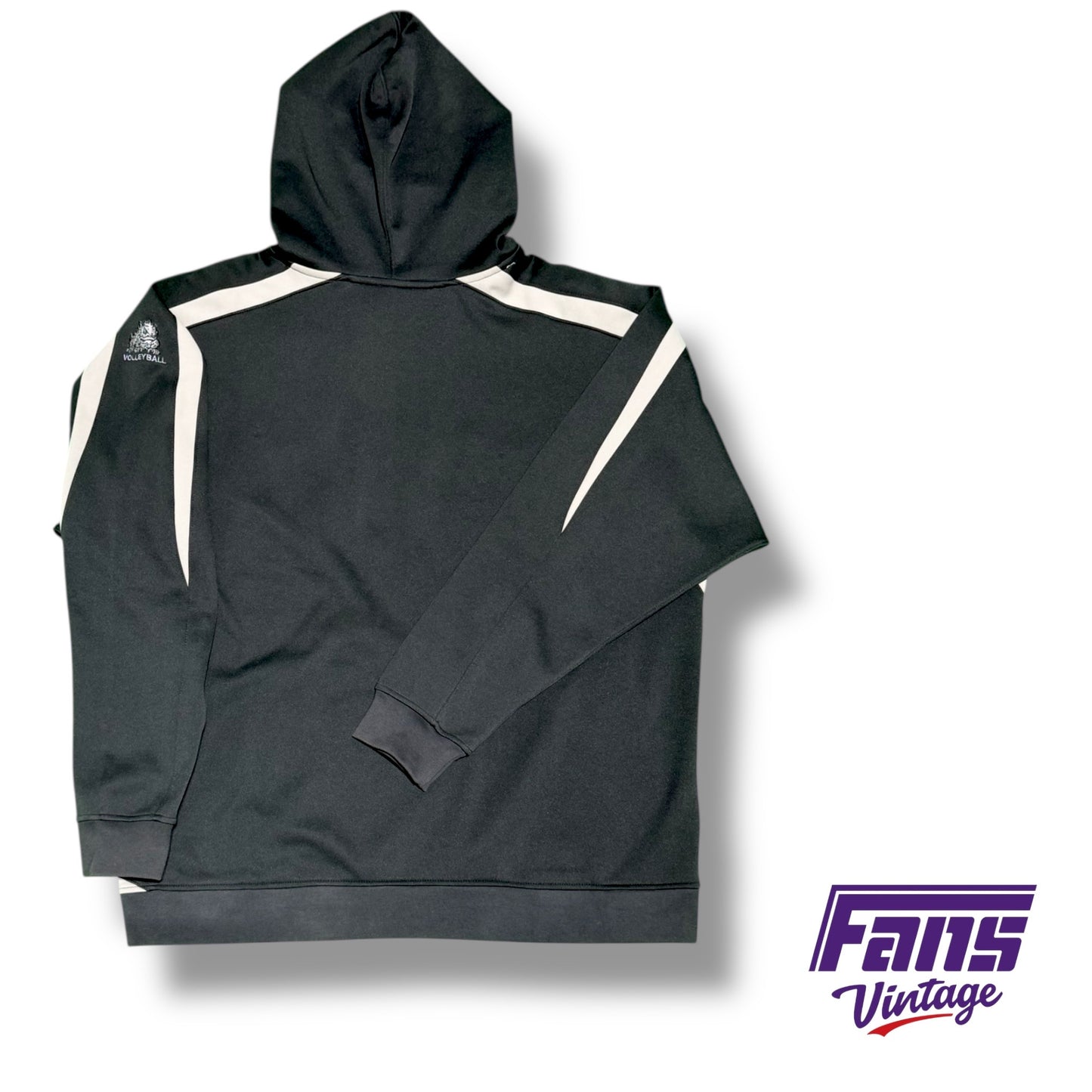 New with Tags! EPIC Y2K Era Vintage TCU Volleyball Team Issue Nike Center Swoosh Hoodie with epic details