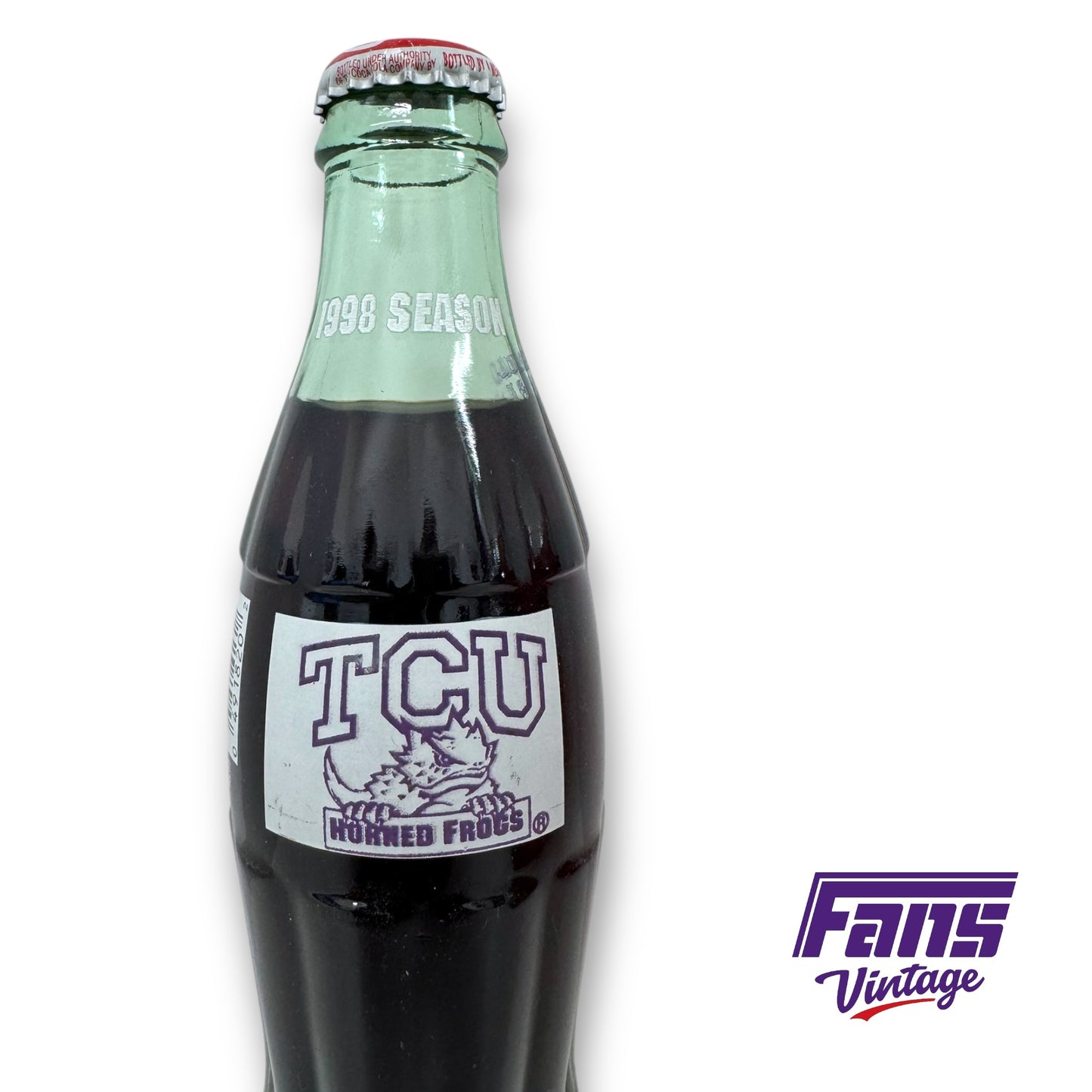 WOW! TCU Football 1998 Season Commemorative Coca-Cola 6 Pack - New & Intact Set from former AD!