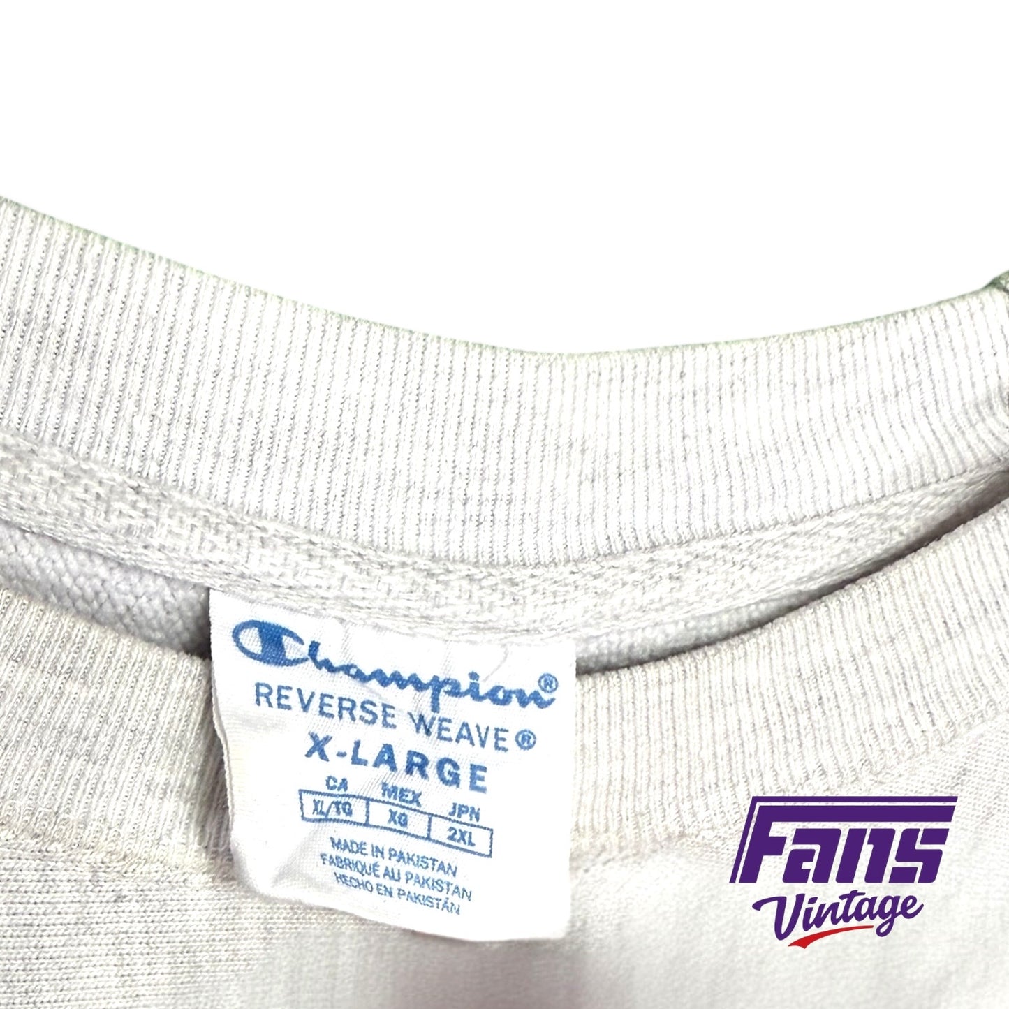 TCU Vintage 90s Champion Reverse Weave Crewneck Sweatshirt
