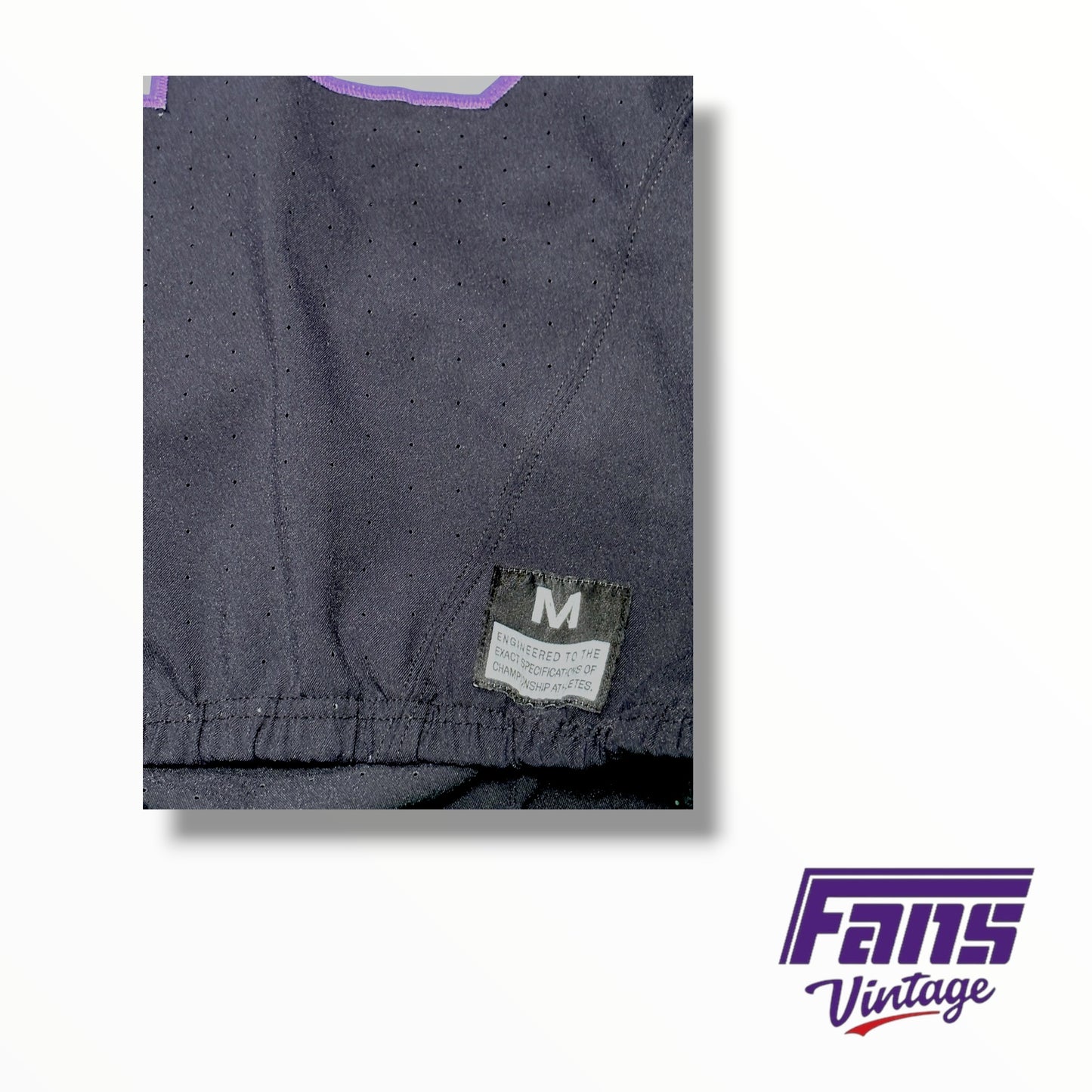 TCU Nike Football Game Worn Blackout Jersey #10