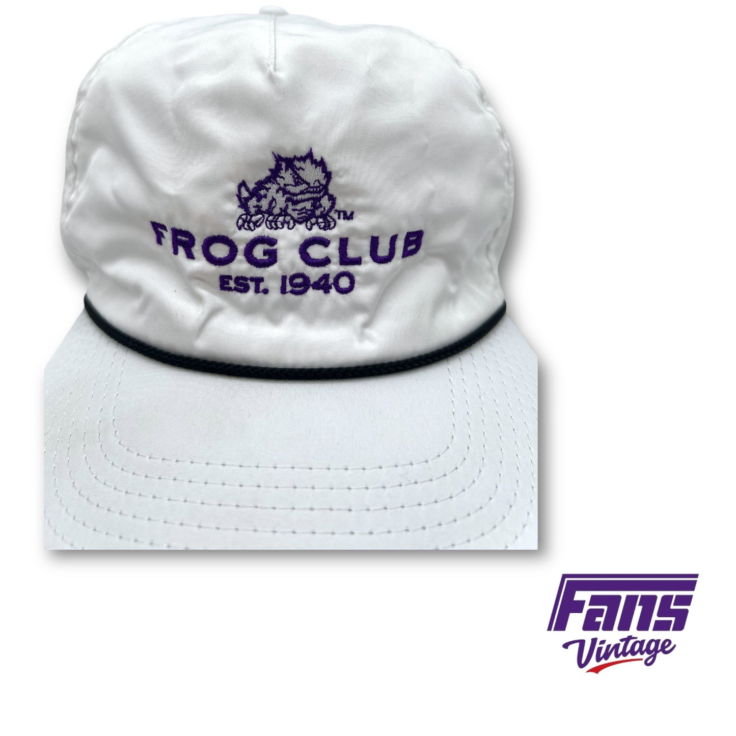 TCU Frog Club Rope Hat