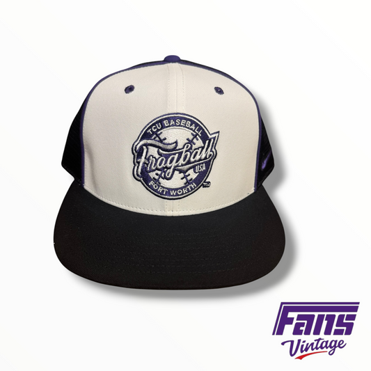 TCU Baseball Team-Issued Nike Frogball Snapback Hat