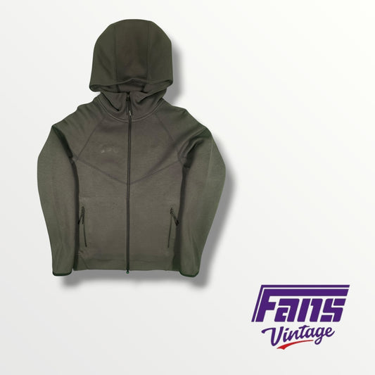 Nike TCU Training Hoodie with Cool Zipper Details and Logos