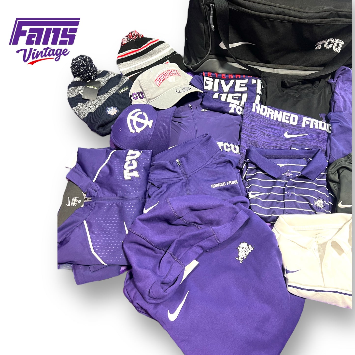 TCU Baseball Team Exclusive Player Issue Mega Bundle - Size Large