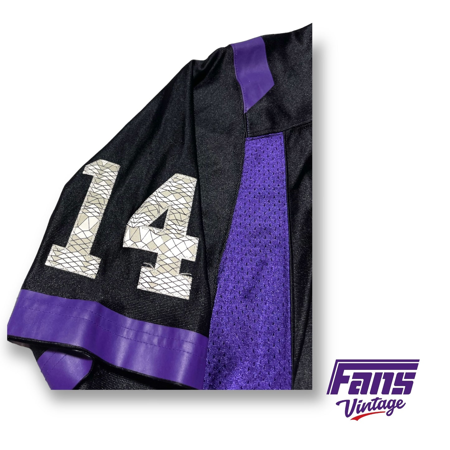 One of a Kind! Vintage TCU Andy Dalton “Til Hell Freezes” Custom Cropped Nike Jersey set