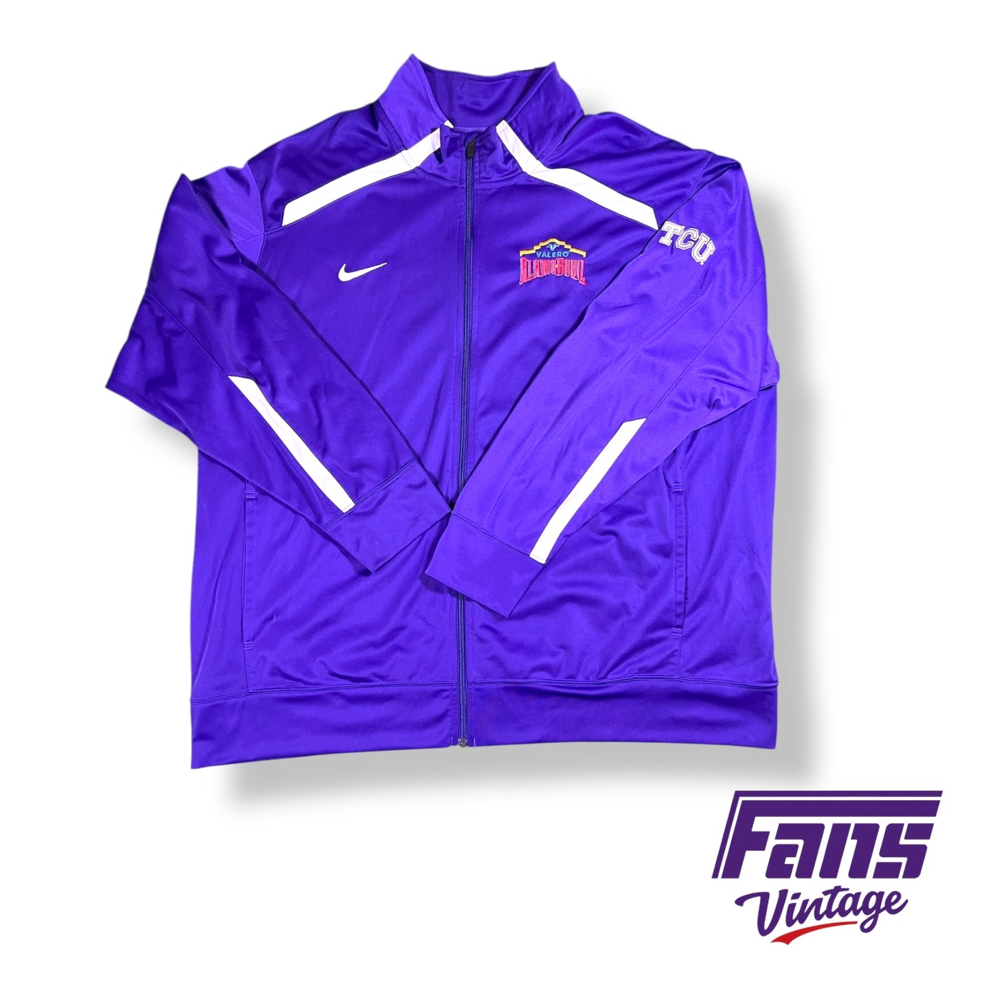 TCU Football Team Issued Alamo Bowl Nike Sideline Jacket