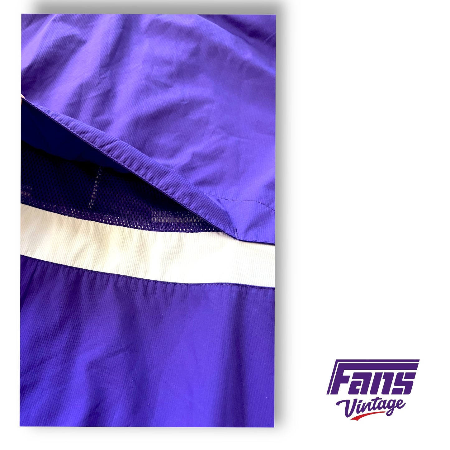 Sick Y2K Vintage TCU Team Issue Nike Quarterzip Pullover with insane details!