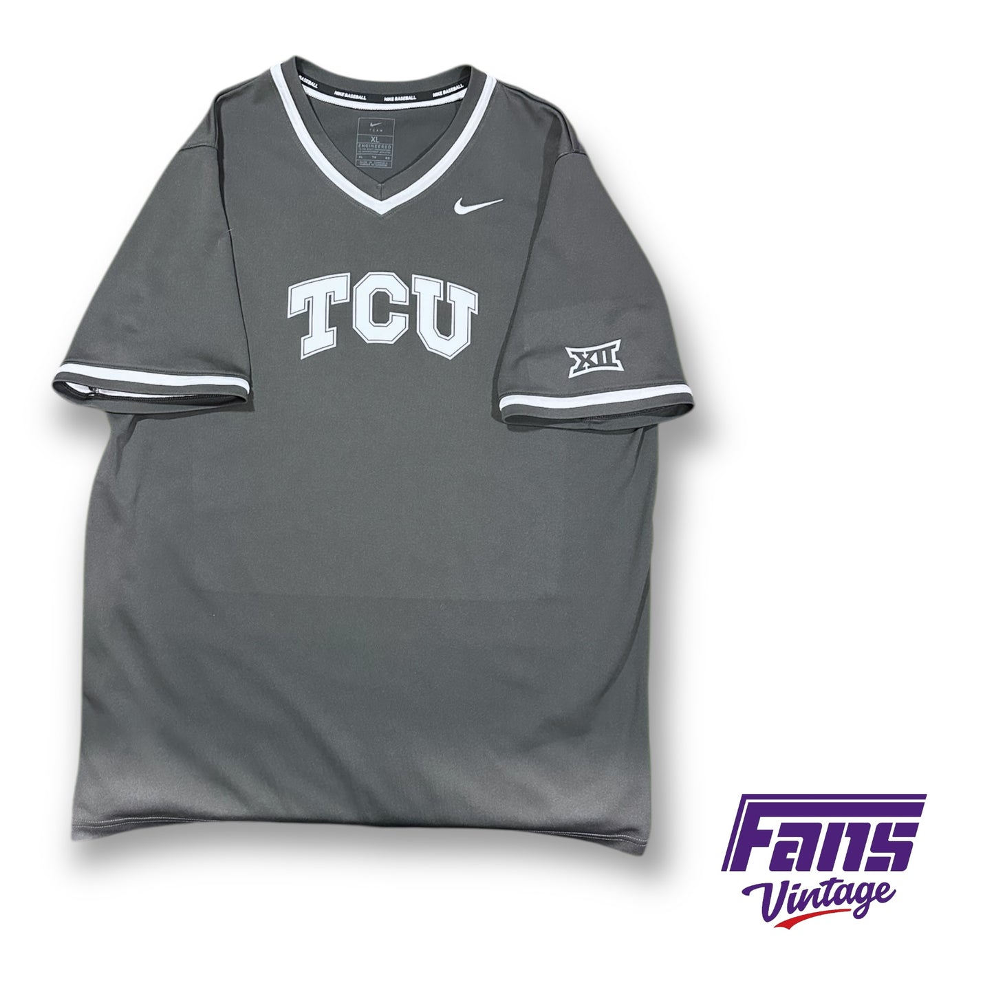 2022 TCU Baseball Game Worn Jersey - CWS Season Practice Jersey!