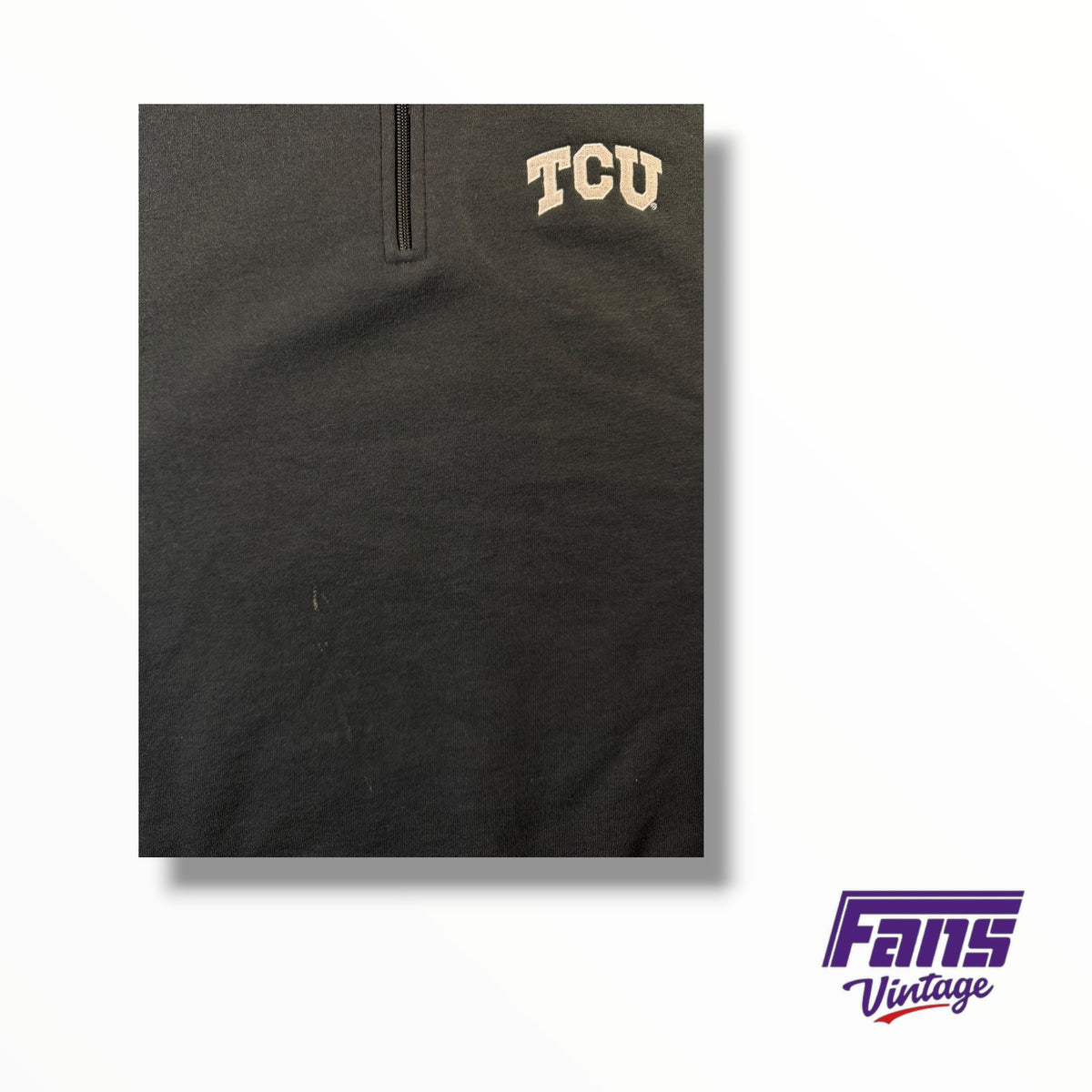 TCU Blackout Quarter Zip Sweater Top