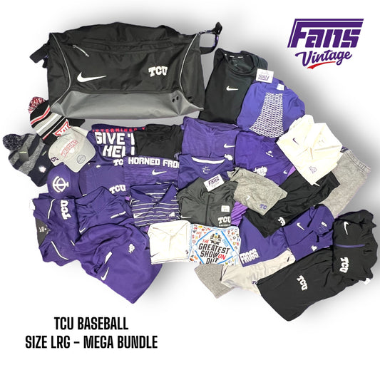 TCU Baseball Team Exclusive Player Issue Mega Bundle - Size Large