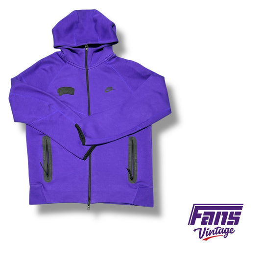 RARE! TCU Basketball Postseason Nike Team‑Issued Purple Tech Suit - Zip up Jacket and Jogger Pants