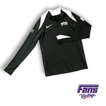 TCU Soccer Player Exclusive Nike Quarter Zip Training and Warmup Top