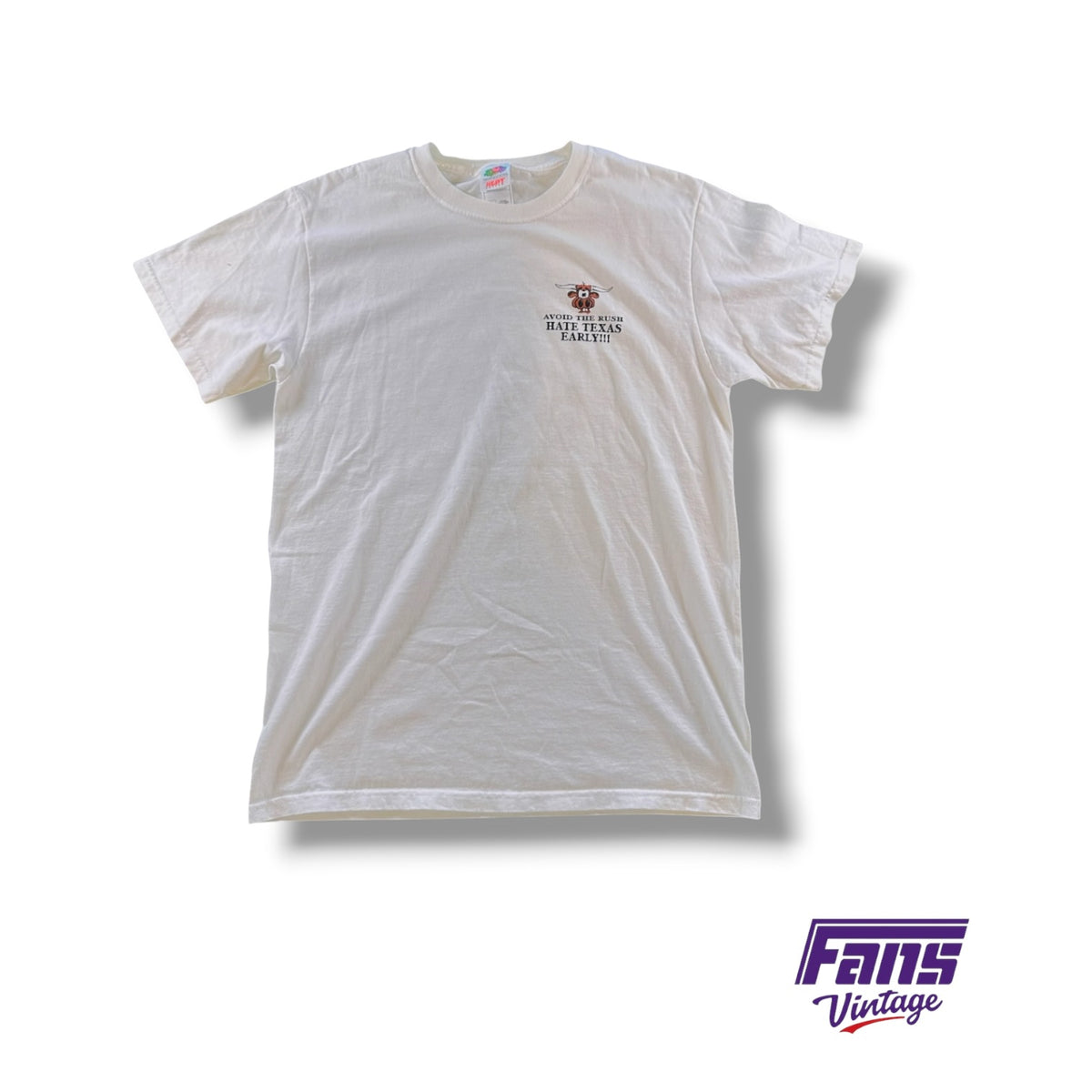 Vintage UT Hate White Double-Sided Tee
