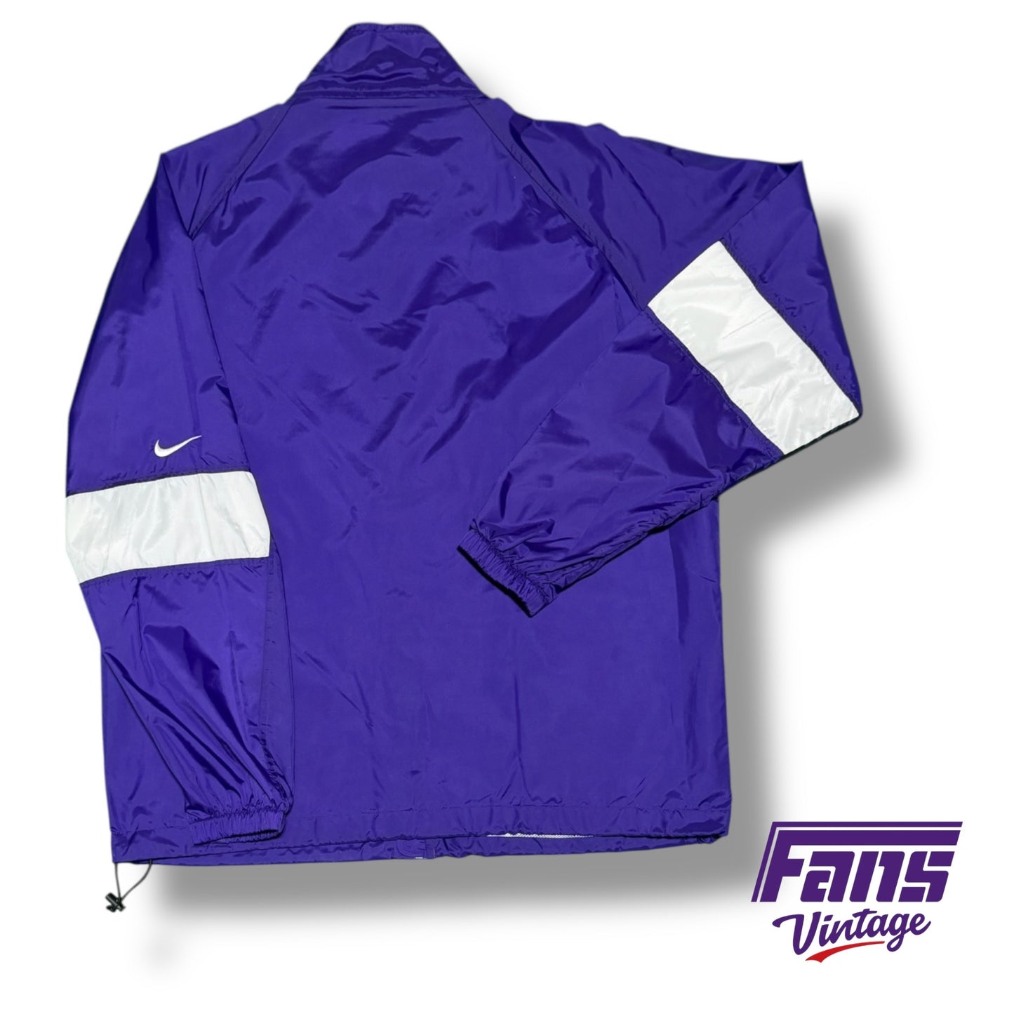 Vintage TCU Team Issue Nike Y2K Era Windbreaker Jacket