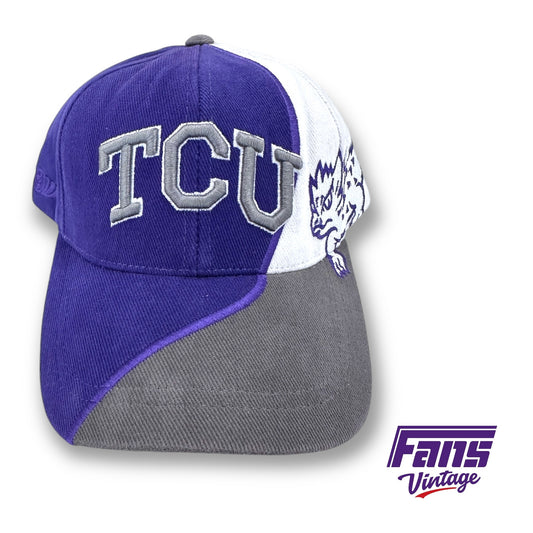 Y2K vintage Tri-Color Embroidered TCU Hat!