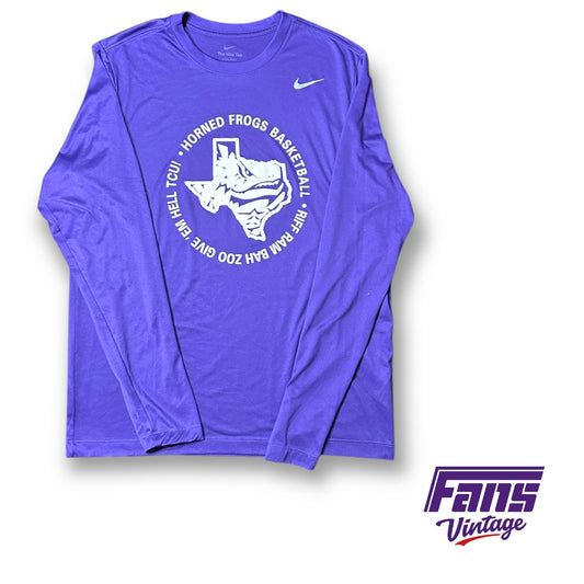 Team Issue Riff Ram TCU Basketball Long Sleeve!