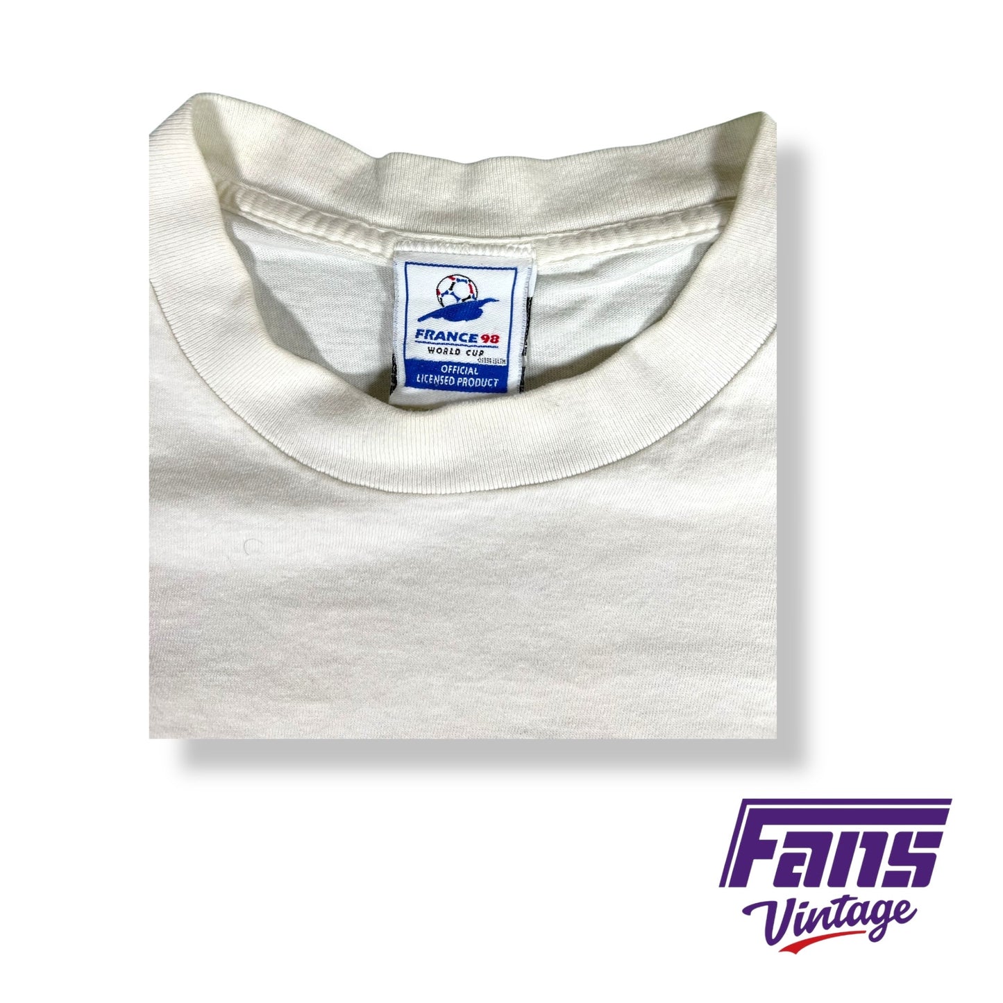 Rare Vintage 1998 France World Cup T-Shirt
