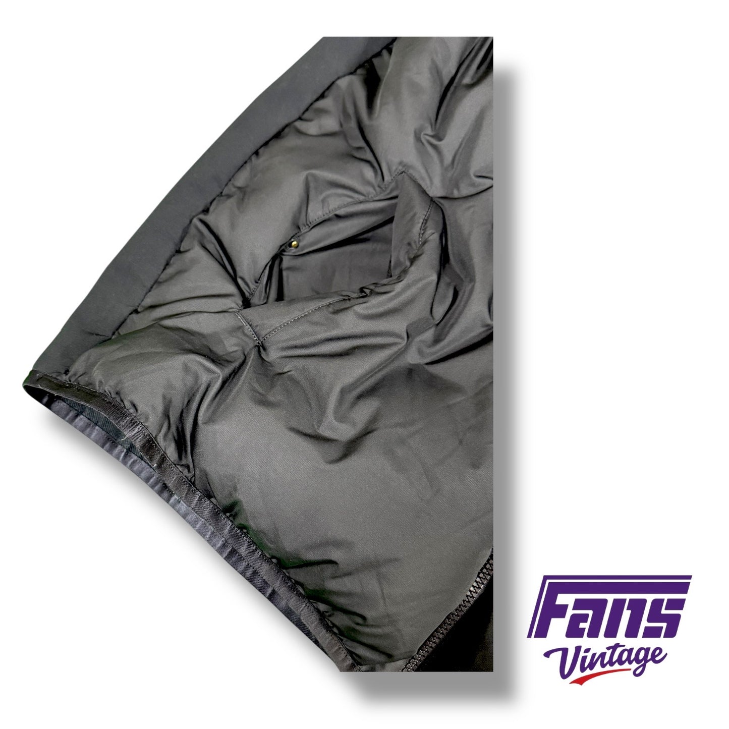 RARE! TCU Football Coach’s Team Issue Nike Thermafit ADV Custom Goose Down Vest by Nike Golf