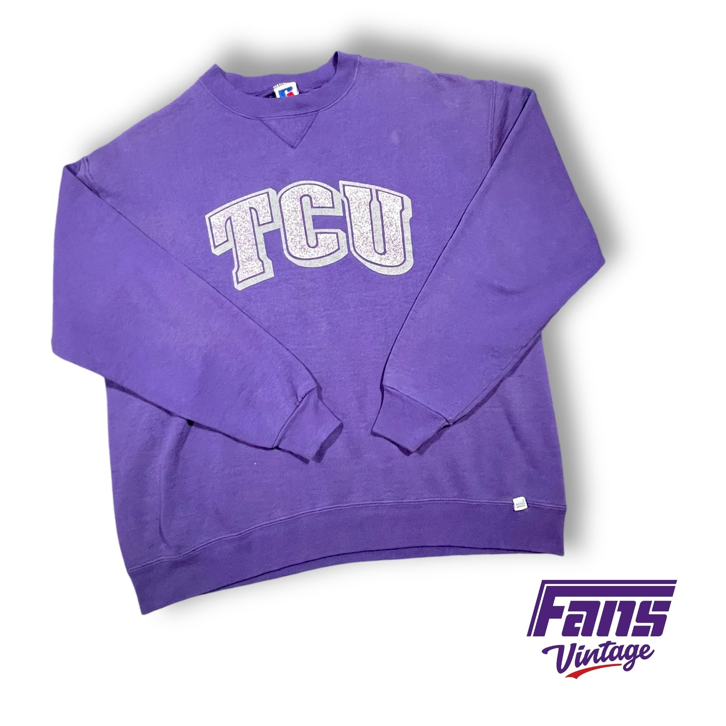 RARE Early 90s Vintage TCU Crewneck Sweater - Buttery Soft!