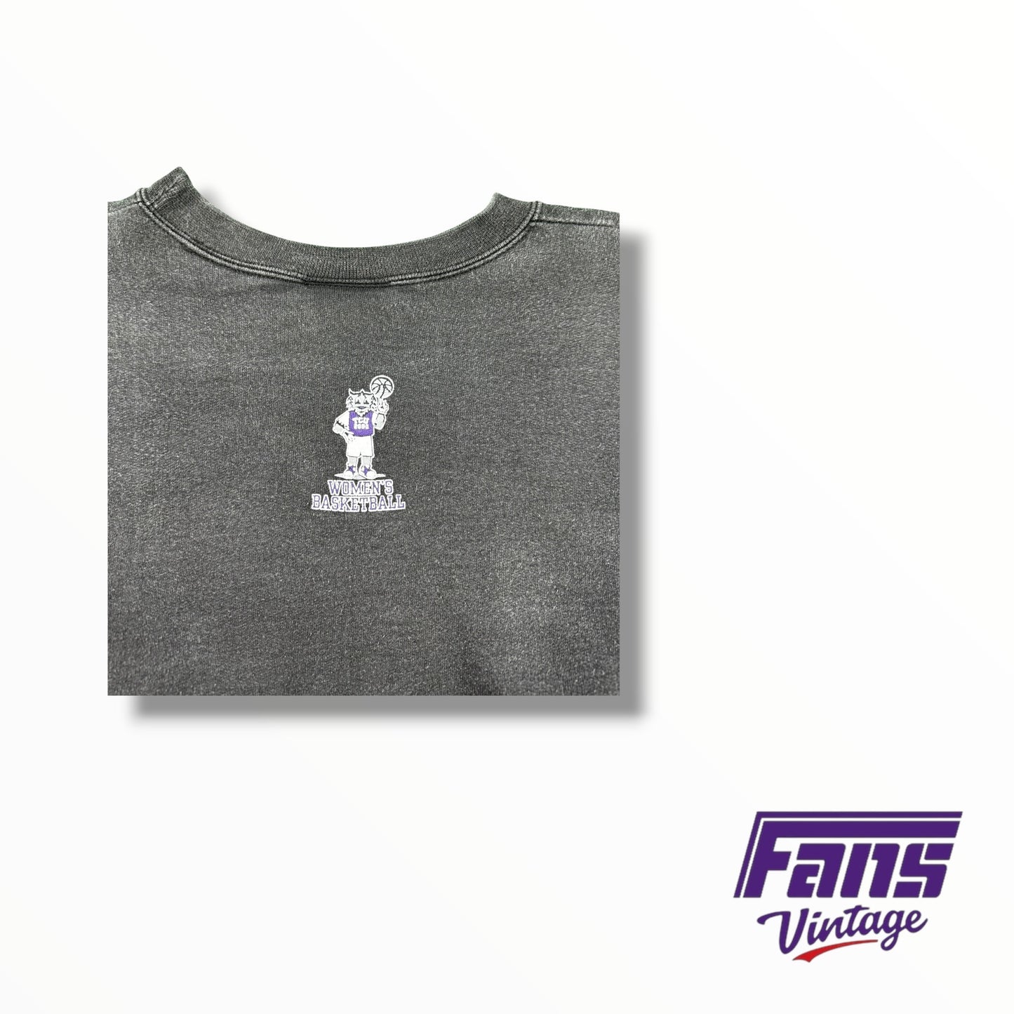 Vintage TCU Women’s Basketball Heavyweight Style Crewneck - Rare!
