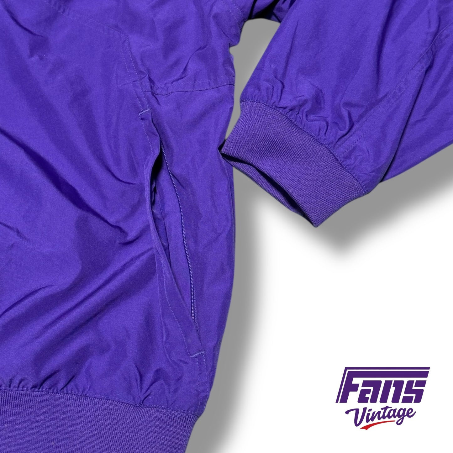 TCU Vintage Y2K Era Nike Team Issued Windbreaker Style Pullover