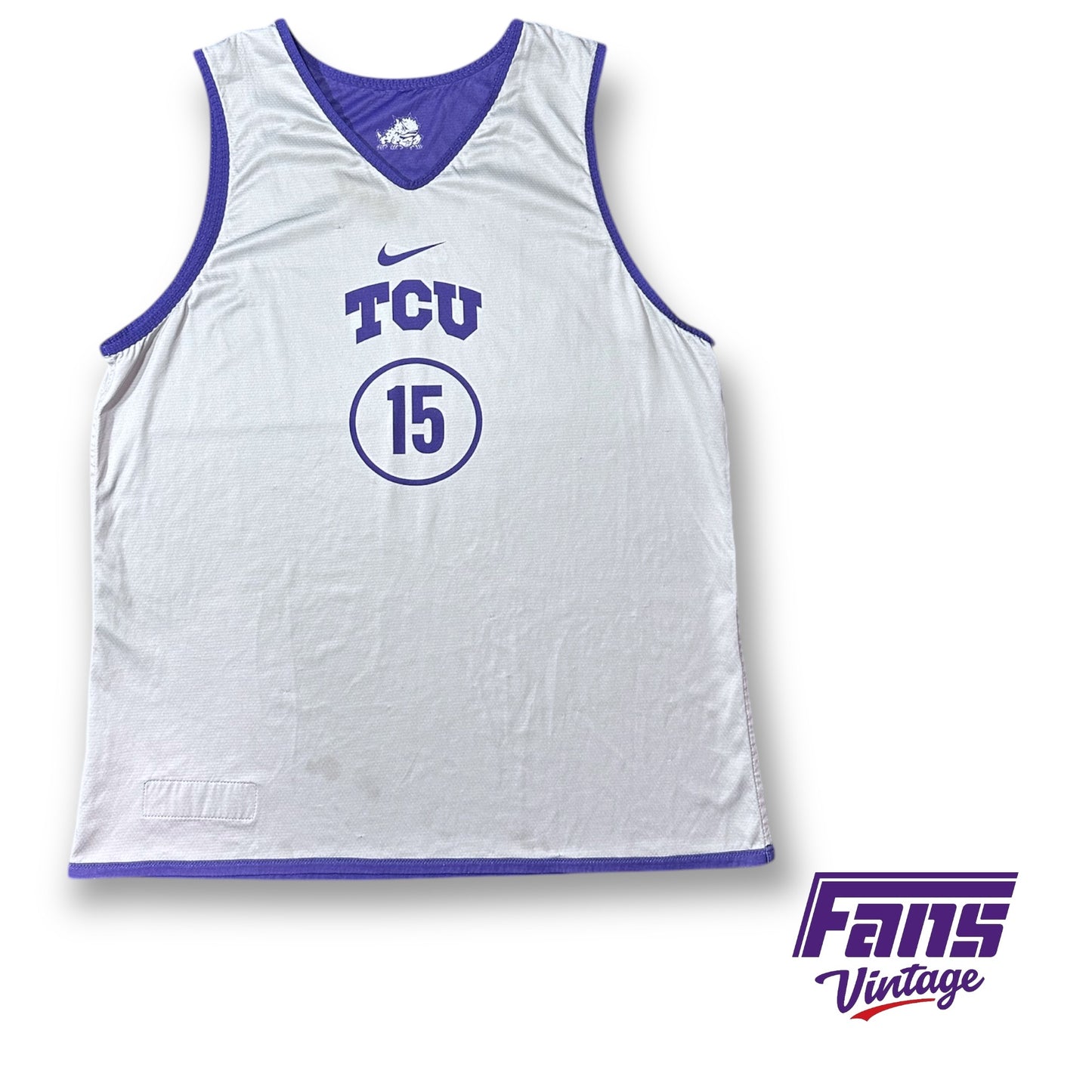 Team Issue Nike TCU Basketball Practice Jersey