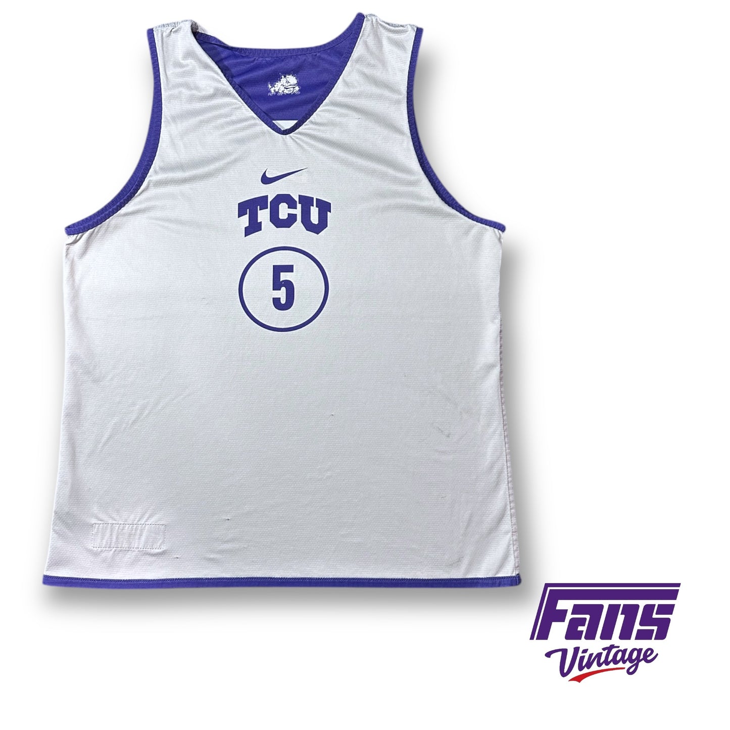 Team Issue Nike TCU Basketball Practice Jersey