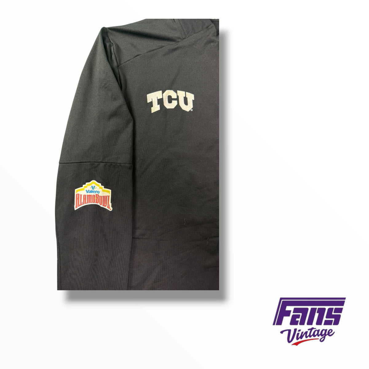 TCU Nike Blackout Alamo Bowl Team Issued QuarterZip