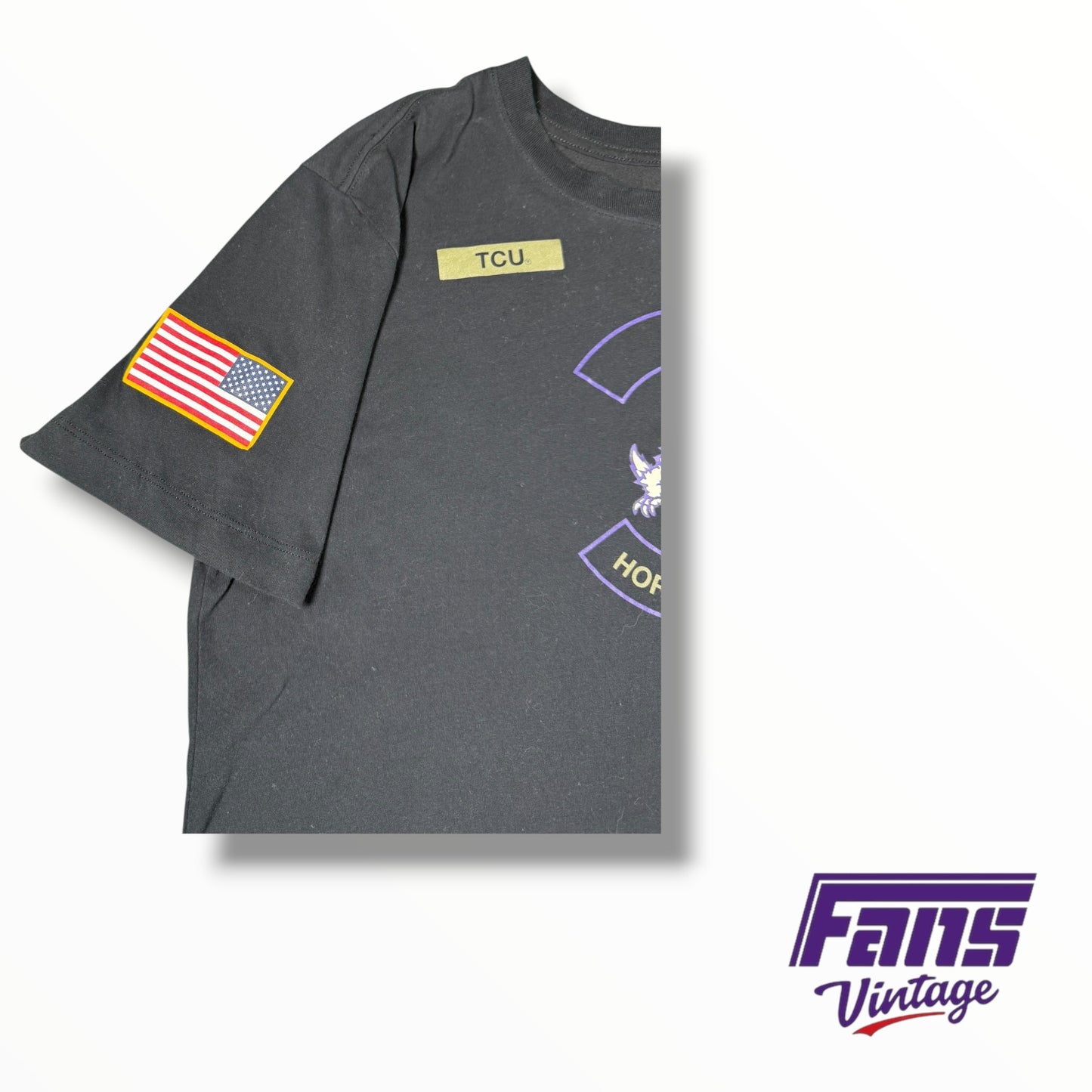 TCU Nike Team Issued Salute to Service Military Appreciation Tee