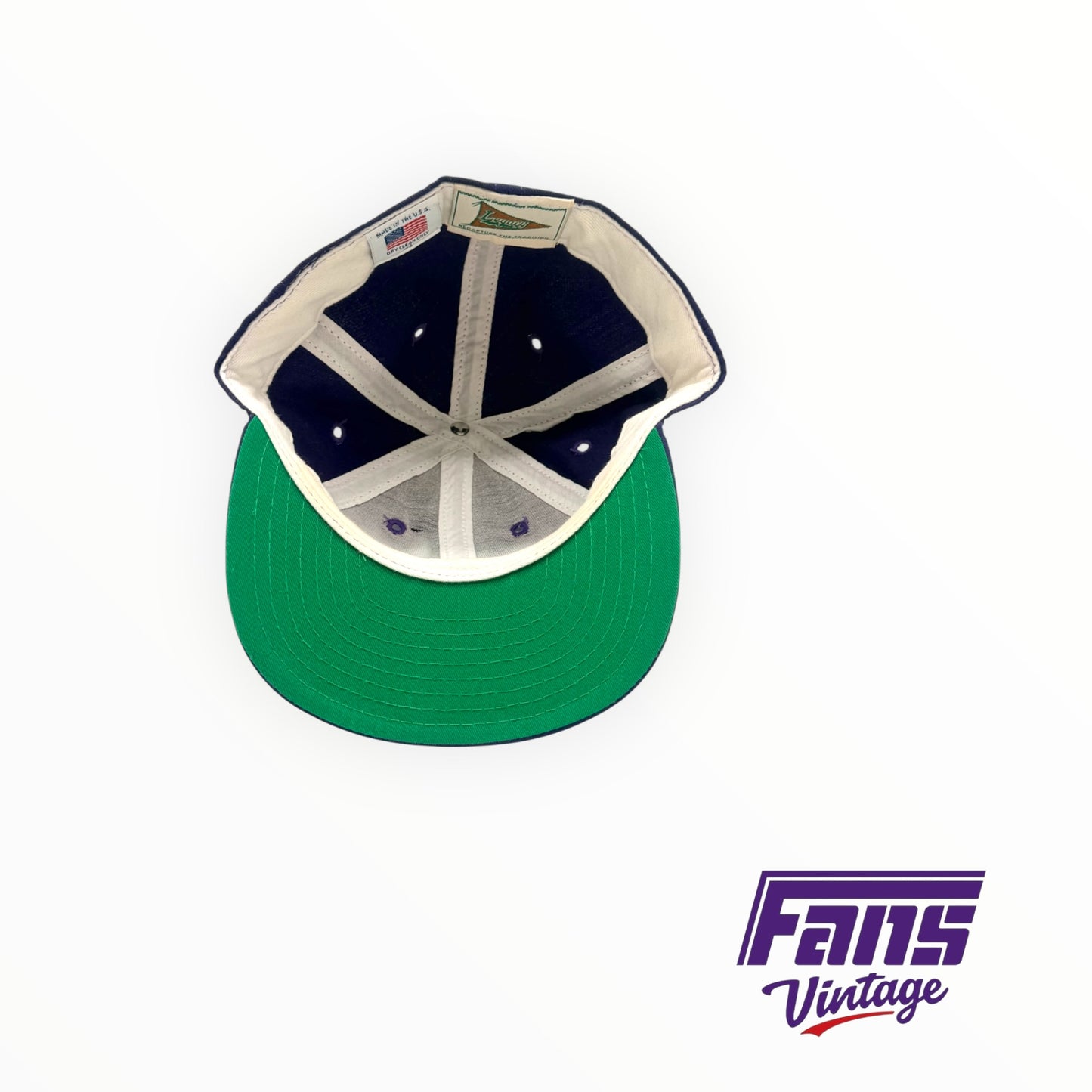 90s Vintage TCU fitted hat with awesome throwback Horned Frog logo