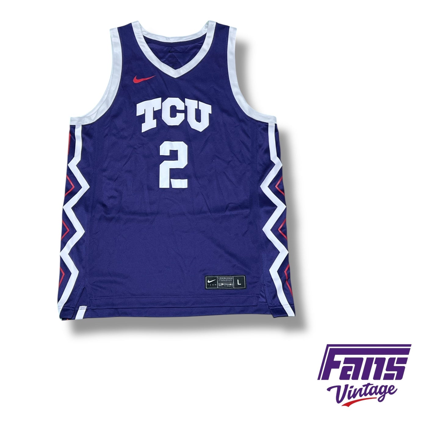 TCU Nike Emmanuel Miller #2 men’s basketball jersey