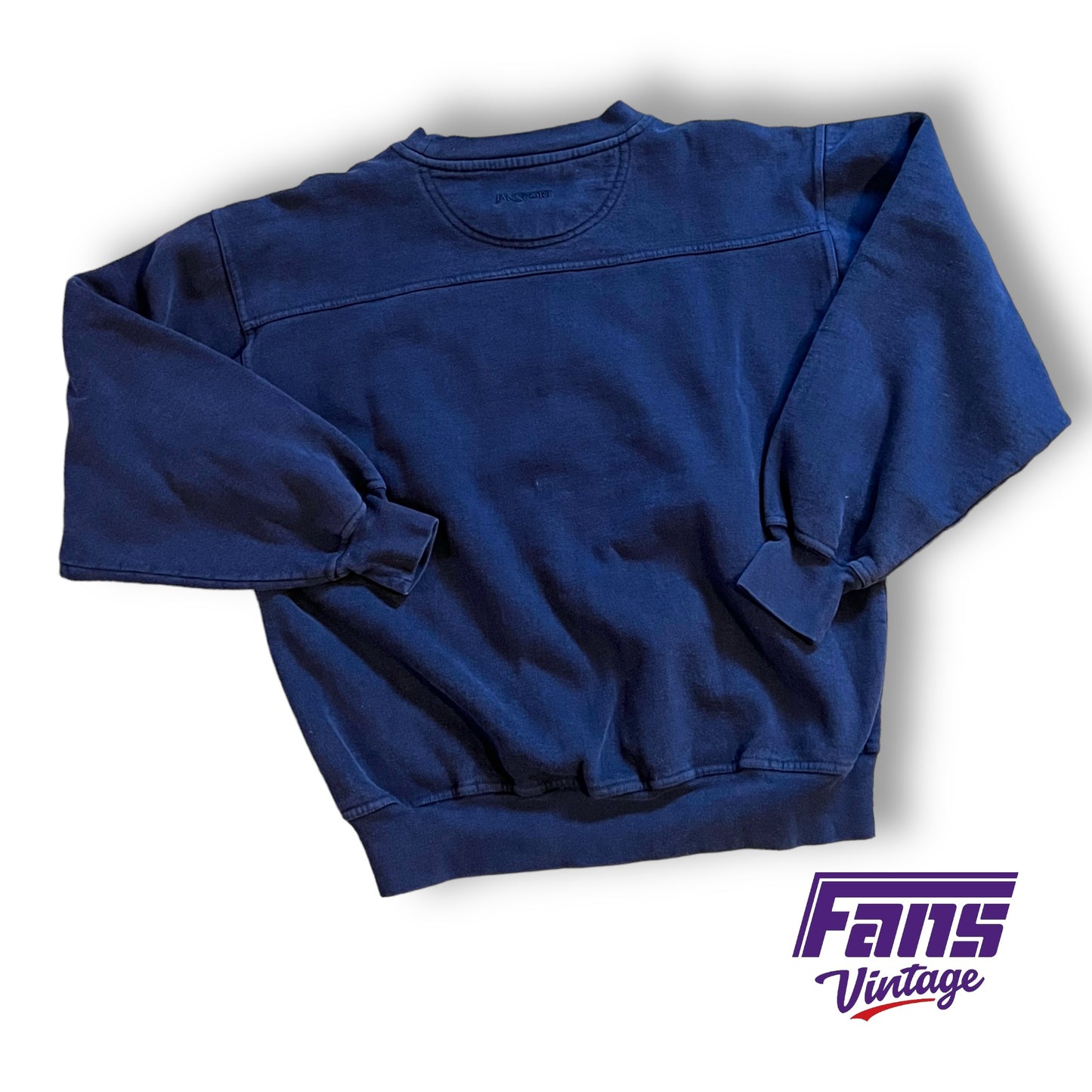 90s Vintage TCU Crewneck Sweater - Rare Navy Color!