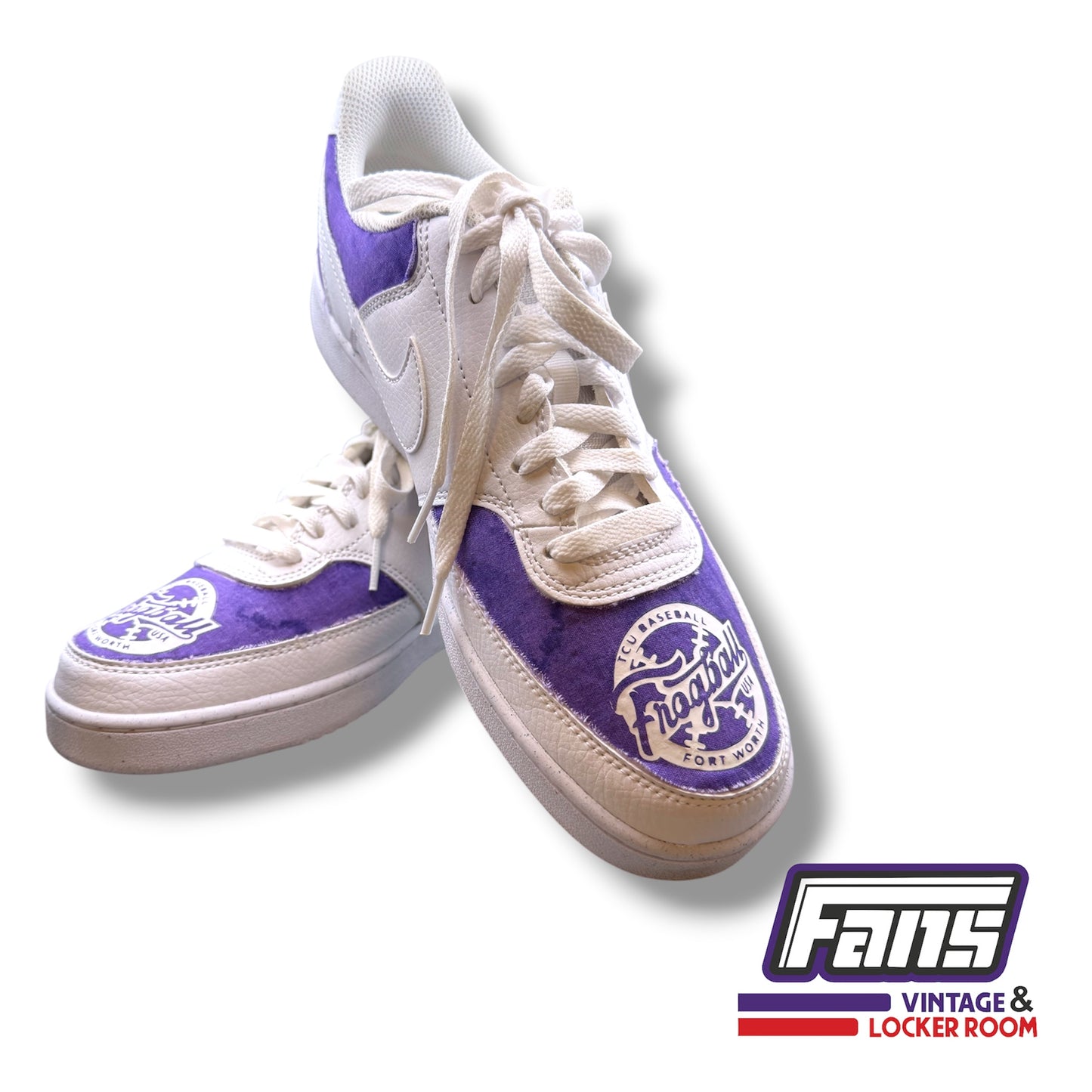 TCU Team-Issued Nike Custom “Frogball USA” Sneakers