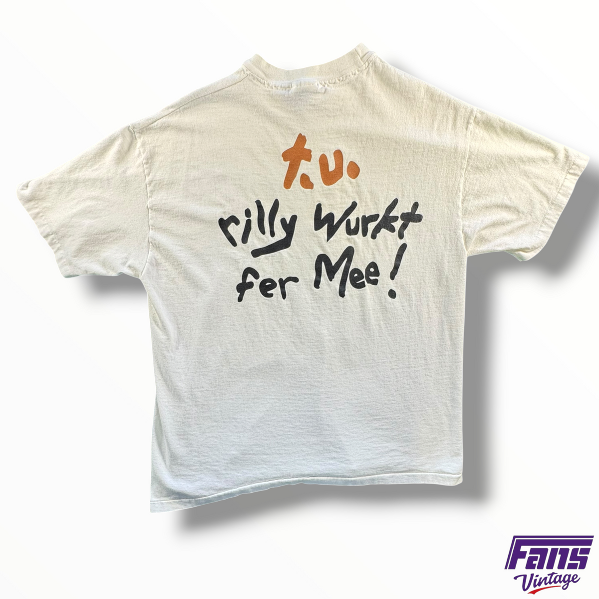Vintage 90s Horns Down Joke Tee