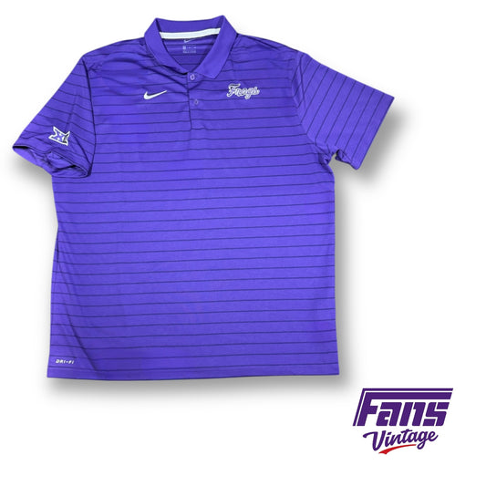 Team Issue TCU Frogs Script Nike Polo