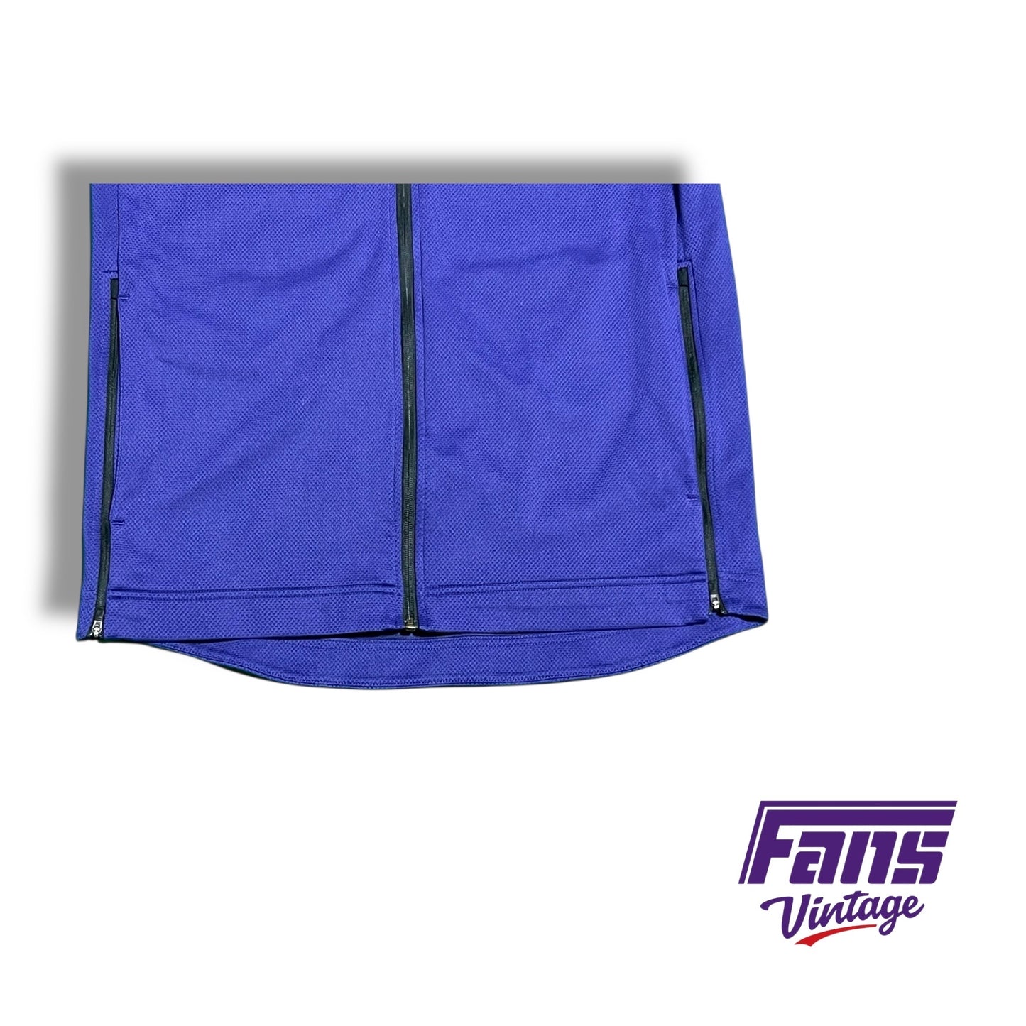 Nike TCU men’s basketball team issued full zip player sideline jacket with sick details!