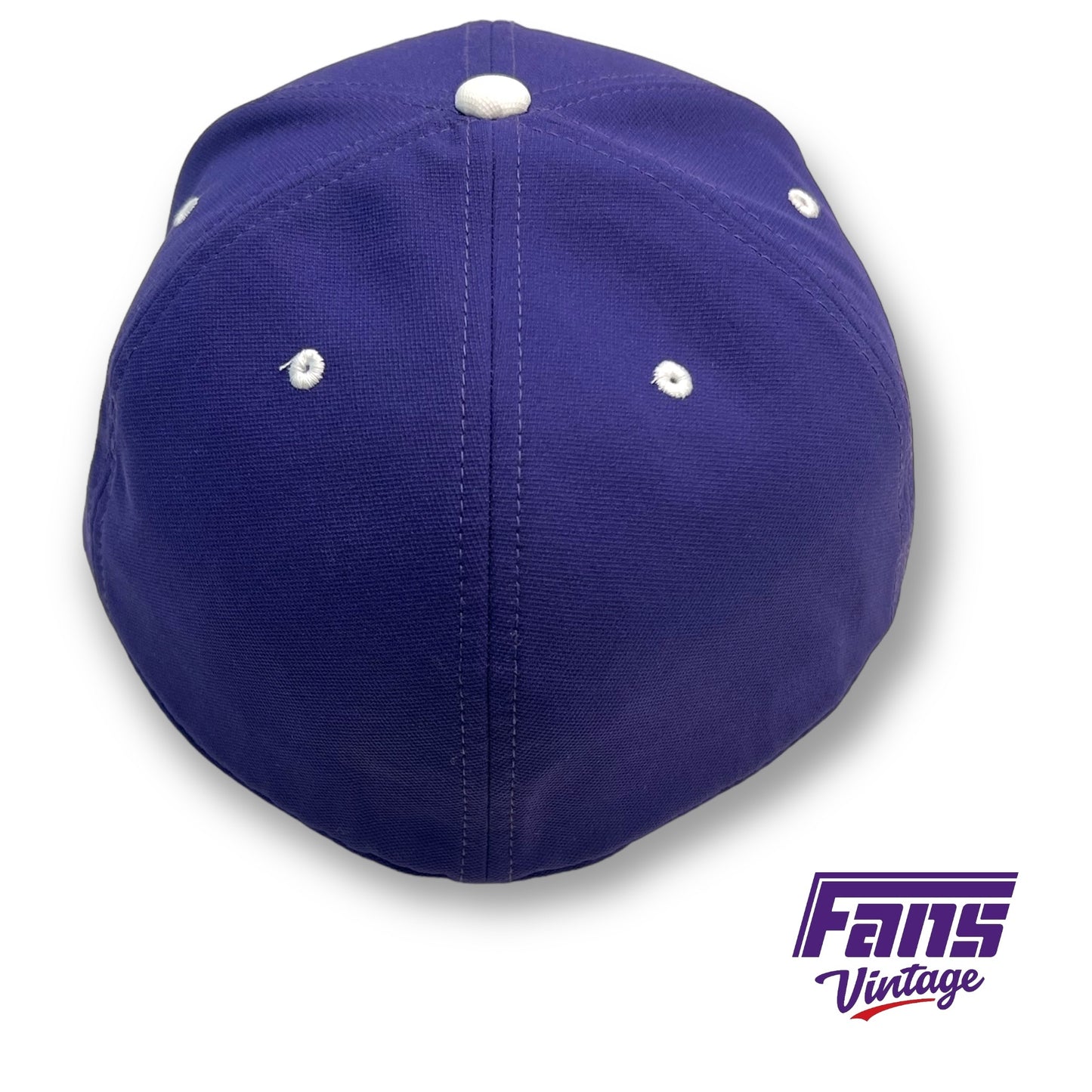 TCU Baseball Team Issued Purple Nike Hat - Premium Details!