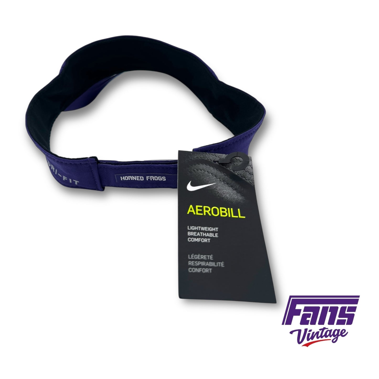 TCU Football Nike Team Issue Coach's Sideline Visor - New!