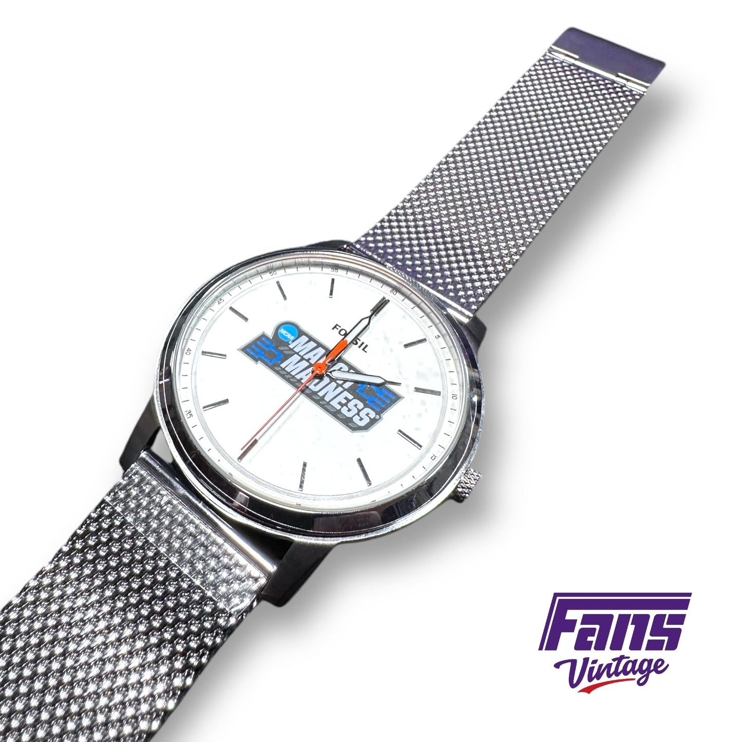 TCU Basketball Player Exclusive Tournament Gift - Rare 2023 March Madness Custom Fossil Watch New in Box