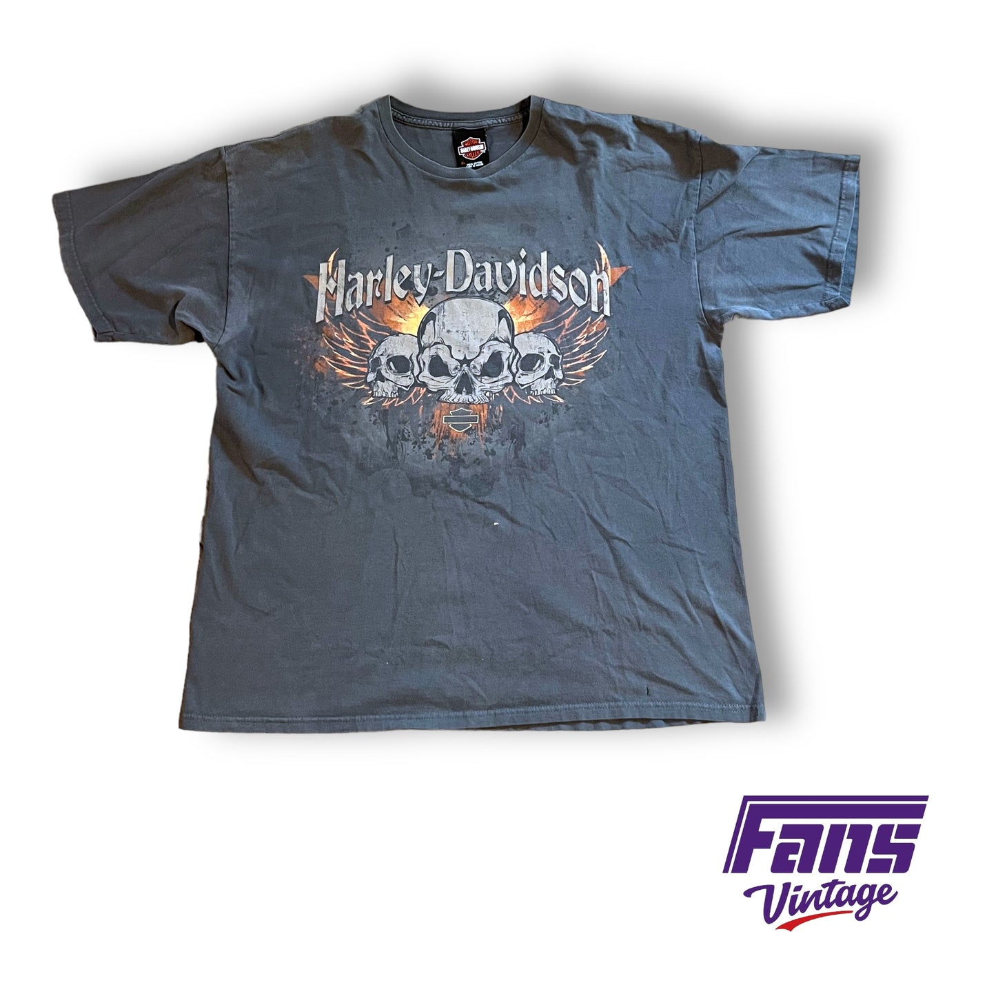 Horny Toad Harley Davidson Sick Doubled Sided Vintage graphic tee
