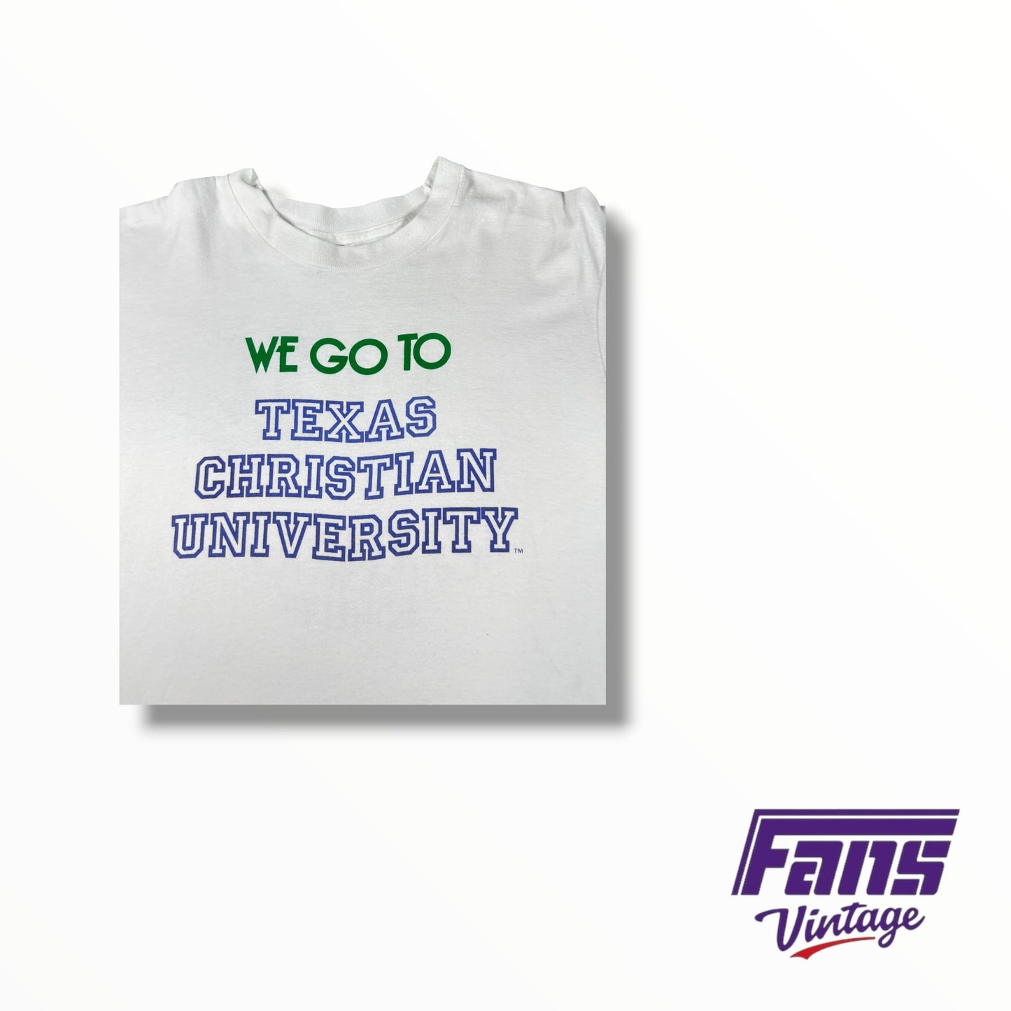 Vintage 80s TCU School Pride Shirt