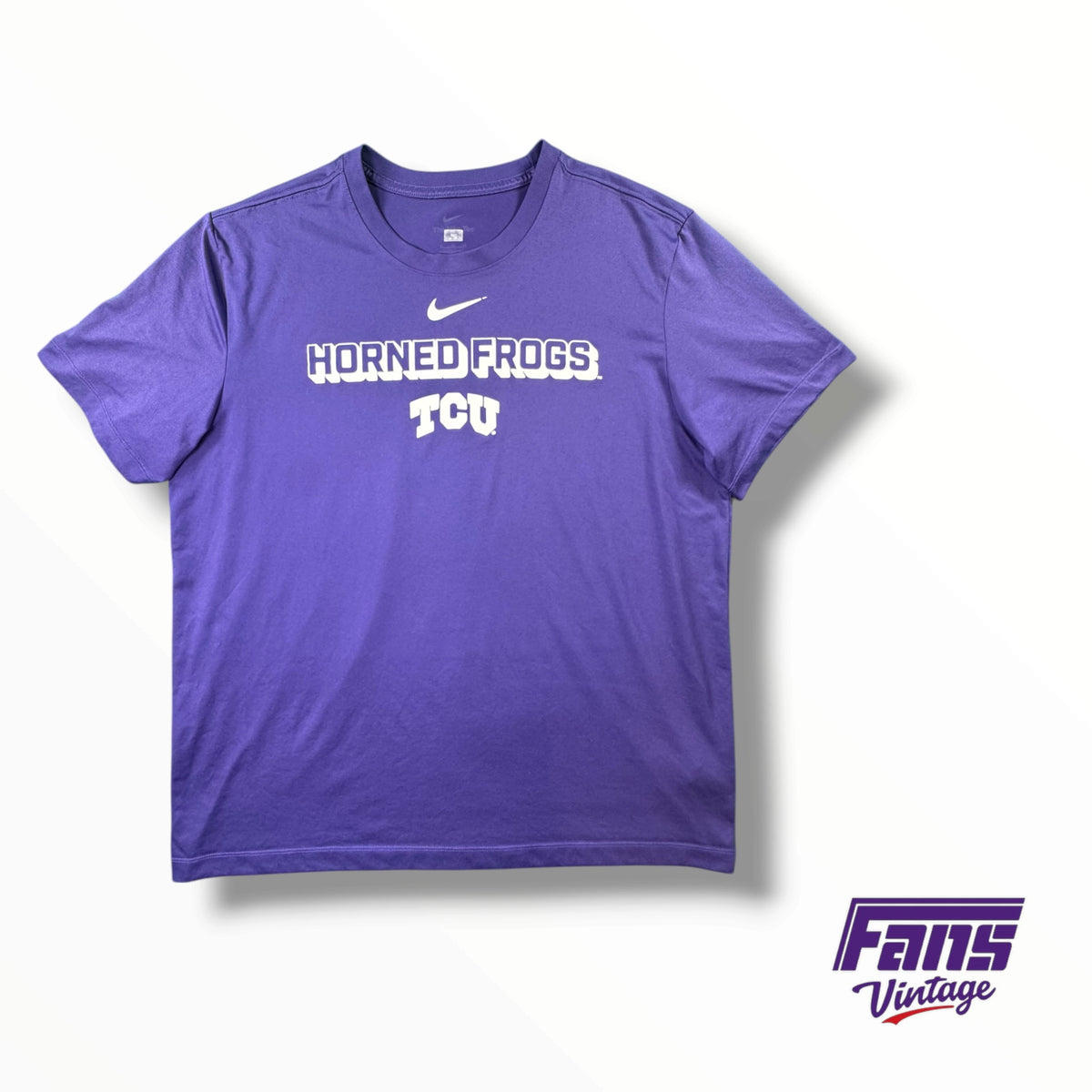 TCU Horned Frogs Shadow Letter Nike Dri-fit Tee