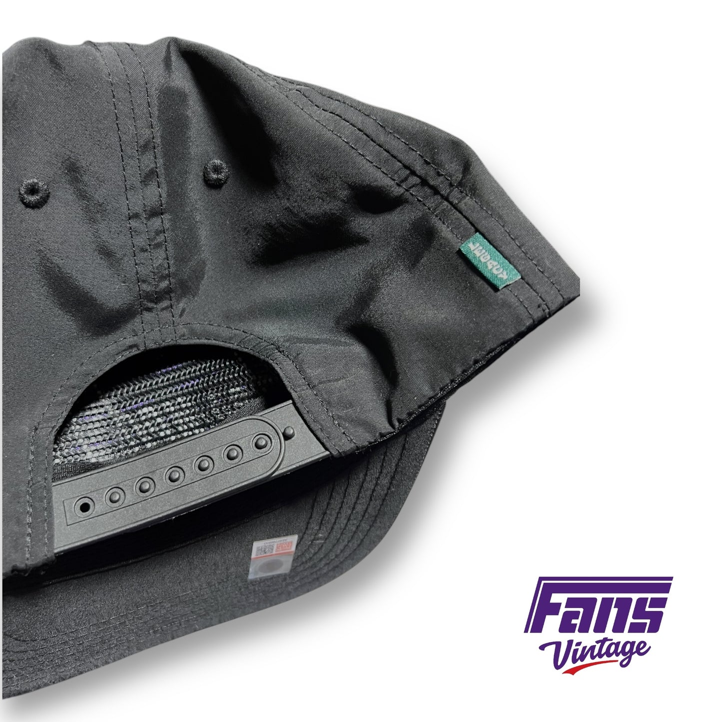 TCU Vintage Style Rope Snapback Hat with awesome details!