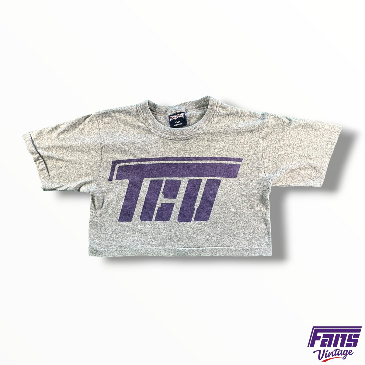 Vintage TCU Flying T Crop Top