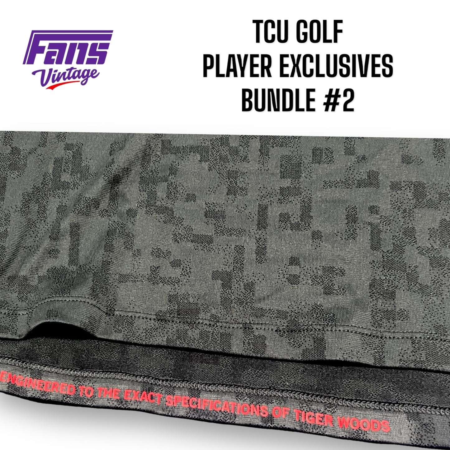 TCU Golf Player Exclusive Team Issue Bundle #2 - SIZE LARGE