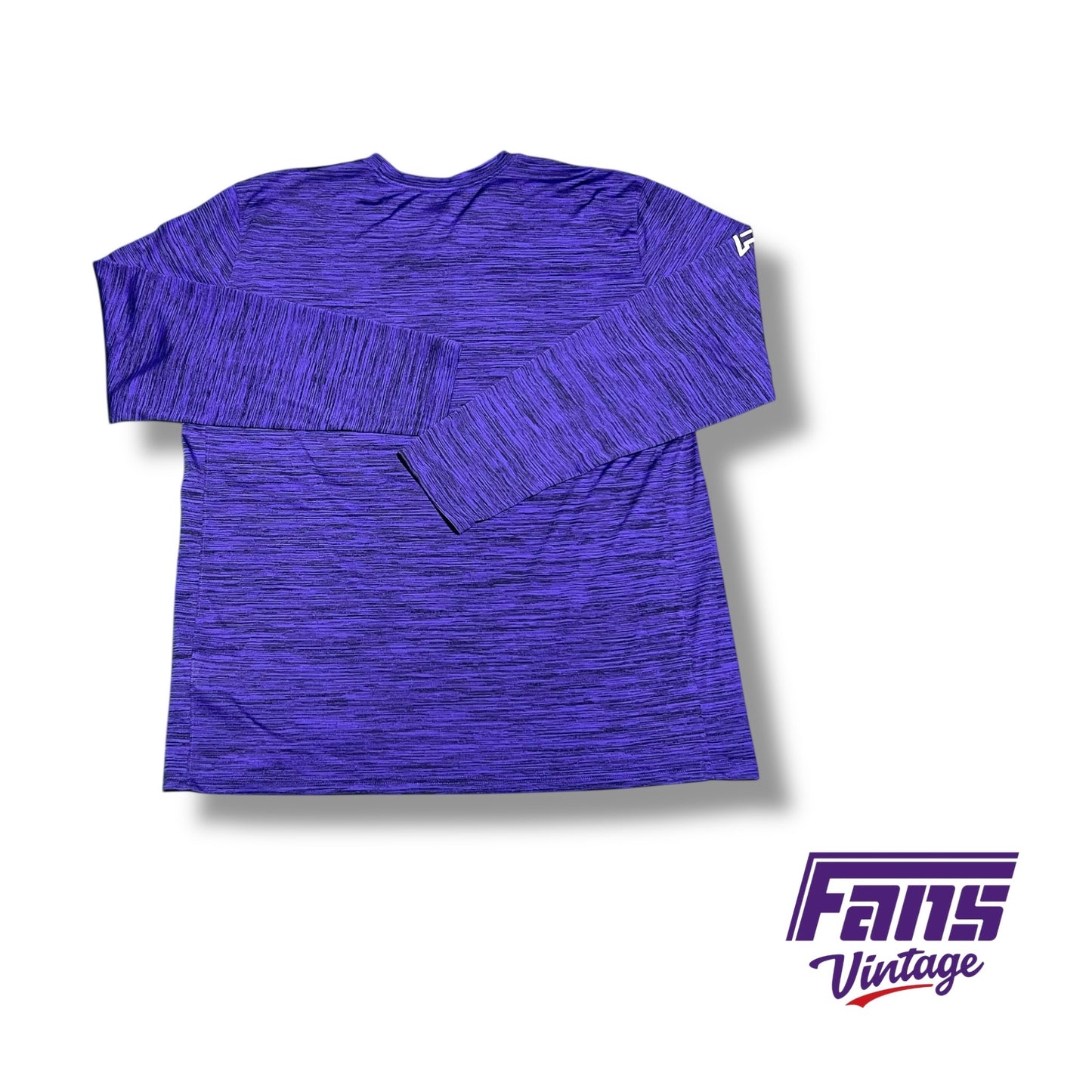TCU Nike Team‑Issued Purple Long‑Sleeve Shirt