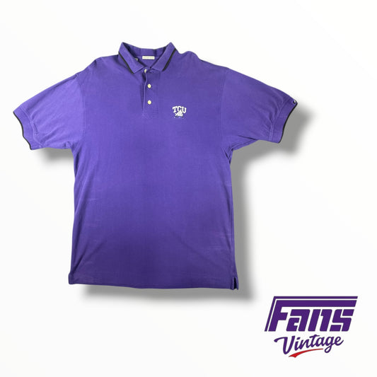 Vintage TCU Y2K Era Frog Club Polo